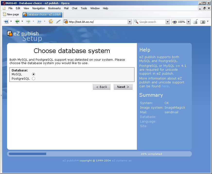Setup wizard - step 4