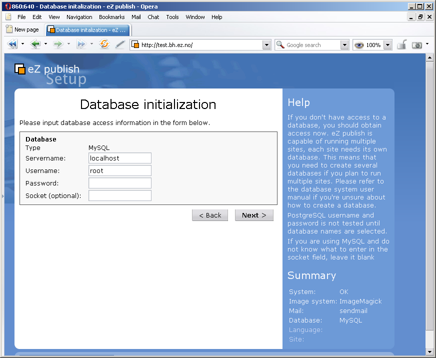 Setup wizard - step 5